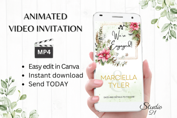 Announce Your Holiday Engagement with a Magical Animated Video
