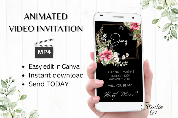 Christmas Best Man Proposal: A Festive Digital Invitation Guide