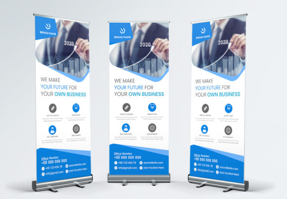 Corporate Business Roll Up Banner: Your Professional Display Solution