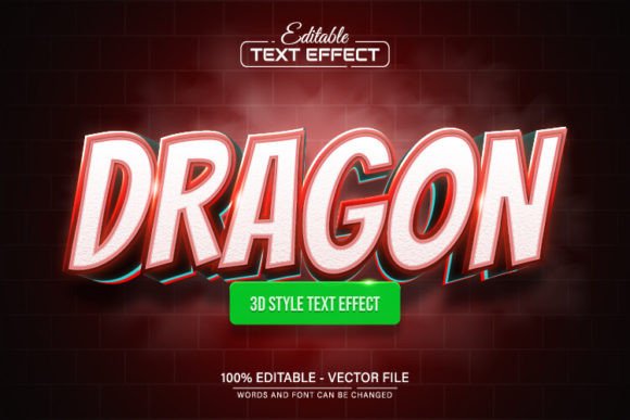 Ignite Your Brand with the Red Dragon 3D Text Effect