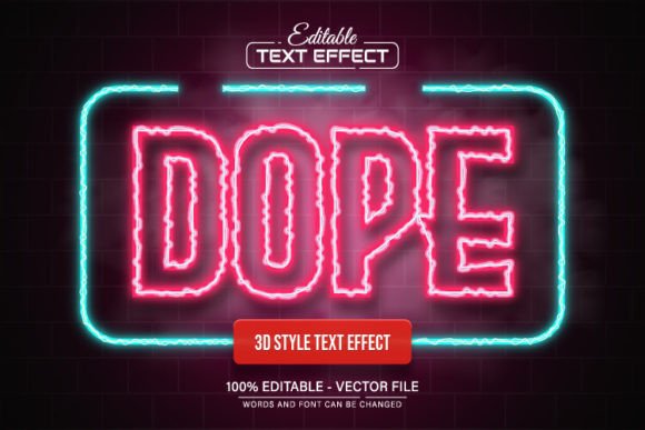 Mastering the Dope Pink Line Neon Light Text Effect