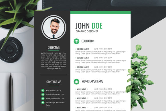 Mastering the Job Hunt: Professional Resume with Cover Letter Te