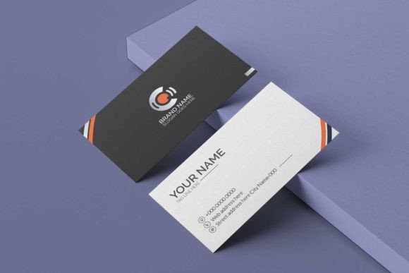 Minimal Custom Business Card Design: A Template for Modern Professionals