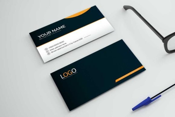 Modern Corporate Business Card Template: Your Professional First Impression