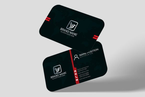Modern Dark Business Card Template: A Premium Design Asset