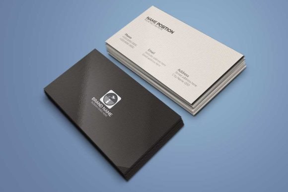 Professional Dark Business Card Design: A Premium Template for a Bold First Impression