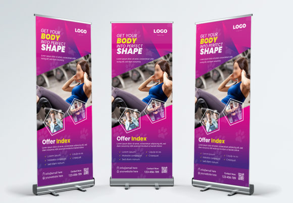Stand Out at the Gym: The Ultimate Roll Up Banner Guide